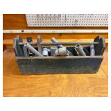 Wooden Tool Box with PVC Plumbing Fittings