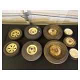 Assorted Wheels and Tires for Carts and Equipment