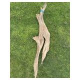Natural Driftwood Sculpture with Abstract Form