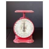 Universal Branded Red Cast Iron Household Scale