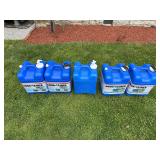 Set of Five Reliance Aqua-Tainer Water Containers