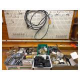 Electrical Components Lot with Extension Cord