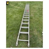 32-Foot Metal Extension Ladder