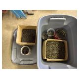 Assorted Nails in Storage Containers