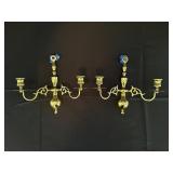 Brass Double Arm Wall Sconces