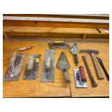 Collection of Assorted Masonry and Hand Tools