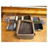 Collection of Assorted Nails and Hardware