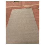 Tan Woven Rectangular Rug