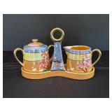 Japanese Porcelain Creamer and Sugar Set