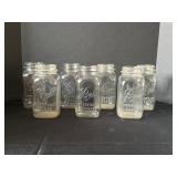 Seven Ball Perfect Mason Glass Jars