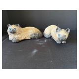 Pair of Cat Figurines