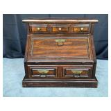 Wooden Drop-Front Secretary Desk