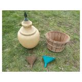 Assortment of Gardening Decor and Tools