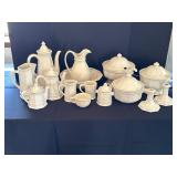 White Dinnerware Set