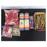 Lot of Vintage Tinkertoy and Building Sets