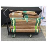 Walnut Wainscoting Wood Panel and Flooring Lot