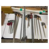 Assorted Bar and Pipe Clamps