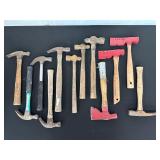 Lot of 12 Mixed Hammers