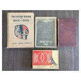 Books and a Rook Card Game Set