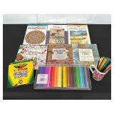 Adult Coloring Books and Supplies
