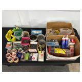 Assorted Nails, Screws, Hardware, and Tools