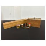 Collection of Vintage Tools and Wooden Boxes