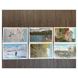Set of 6 Union Pacific Railroad Postcards