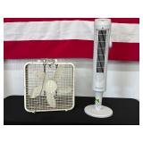 Lakewood Box Fan and QuietSet Tower Fan