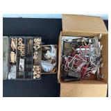 Assorted Wooden Pieces and Metal Clamps Lot