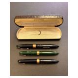 Sheafferï¿½s Fountain Pen Trio with Case