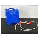 7-Gallon Blue Aquatainer with Siphon Hose Kit