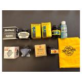 Collection of Fountain Pen Inks and Selmer Cloth