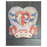 1942 Die-Cut Valentine Card