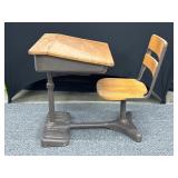 Mid-20th Century Classroom Desk