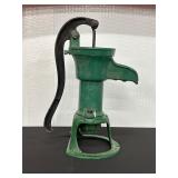 Green Cast Iron Hand Water Pump