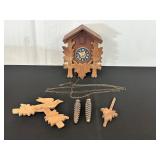 German-Style Wooden Cuckoo Clock