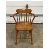 Solid Wood Spindle-Back Armchair