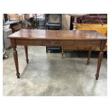 Wood Desk With Drawer