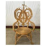 Handcrafted Wicker Peacock Chair