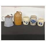 Collection of Pottery and Metal Items