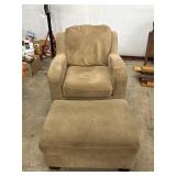 Ashley Furniture Armchair and Ottoman Set