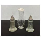 Set of Glass Shakers and Good Seasons Bottle