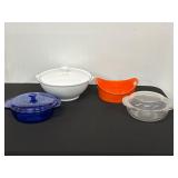 Mixed Lot Of Baking And Serving Dishes