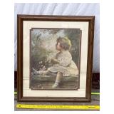 Framed Child Portrait Print by Gallery Graphics