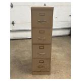 Four-Drawer Metal Filing Cabinet