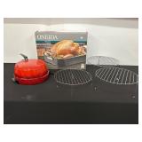 Set of Roasting Pan and Cooking Accessories
