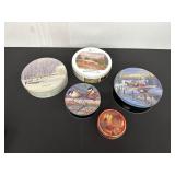 Set of Decorative Tins