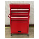 Red Rolling Tool Chest With Tools