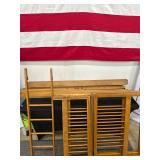 Wooden Bunk Bed Frame with Ladder