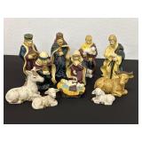 Decorative Nativity Scene Figurine Set